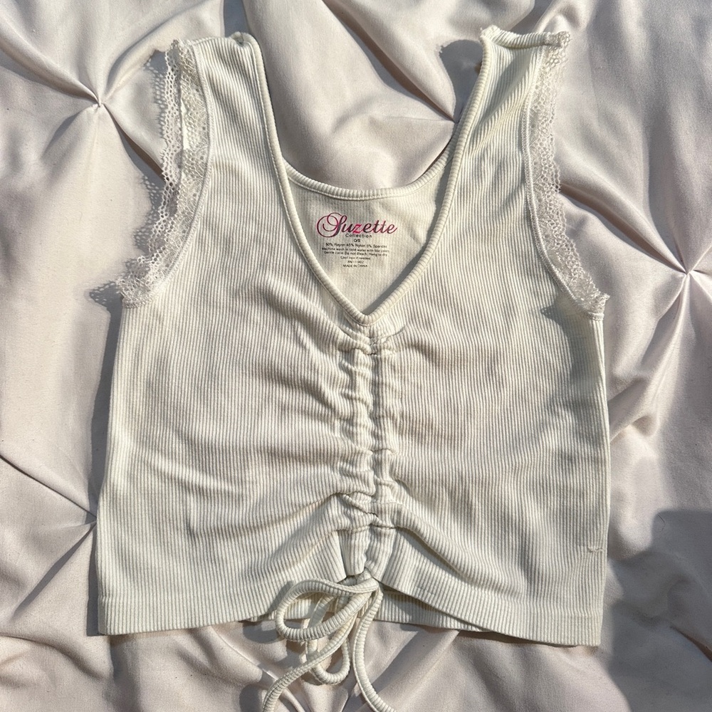 White tank top
